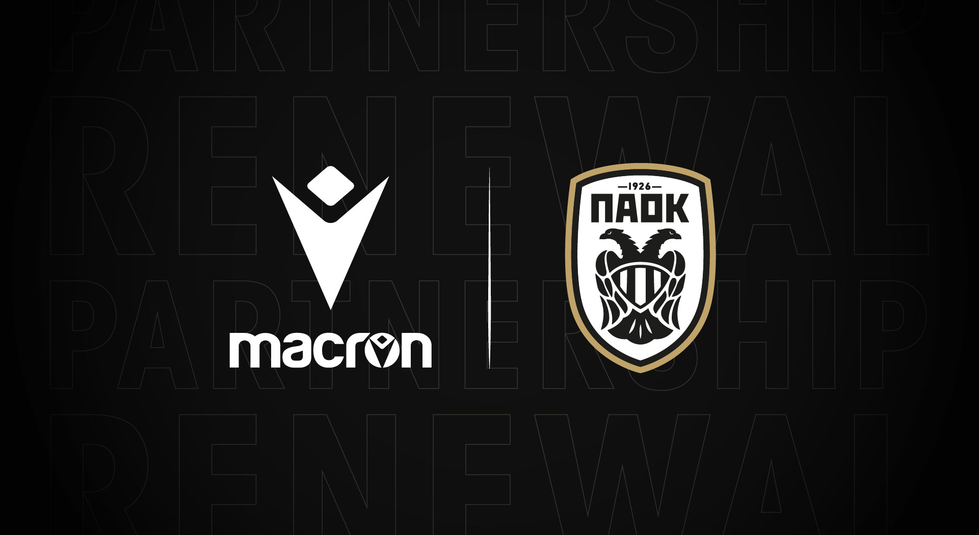 Macron Macron and PAOK Thessaloniki to remain together: eyes on the Centenary | Image 1